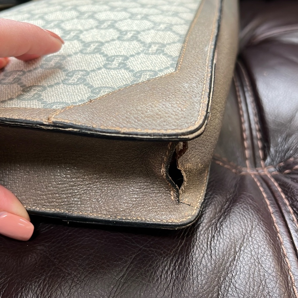 Large GUCCI Portfolio / Envelope Clutch Bag - project bag - Picture 8 of 17